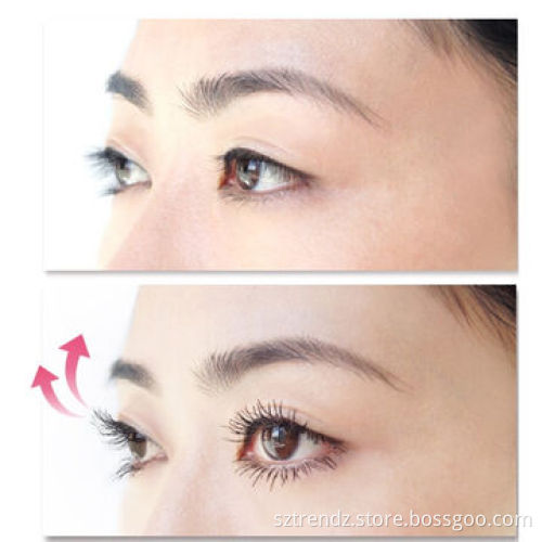 Heated electric eyelash curler with demountable comb, two levels heating to model curve